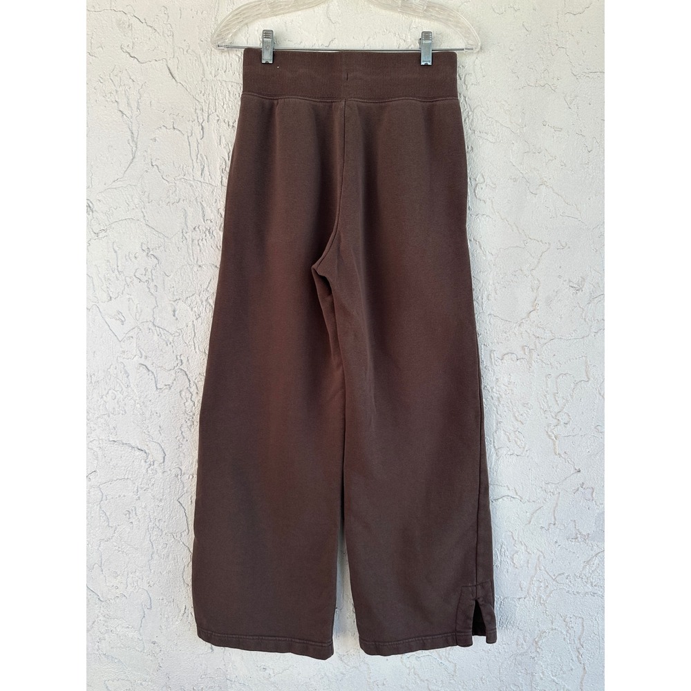 Nike Phoenix Fleece Wide Leg Sweatpants Brown High Waisted DQ5615-237 Small - Picture 3 of 7